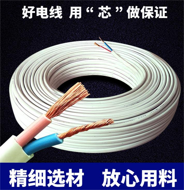 众邦/ZOBOW RVV2*4 数据线 护套线4铜芯电线