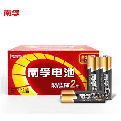 南孚 南孚(NANFU) 电池 NF-12 5号电池12粒 碱性电池 南孚电池五号碱性聚能环3代 NF-12 